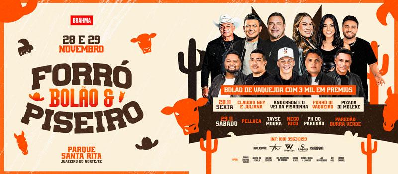 FORRO, BOLAO E PISEIRO