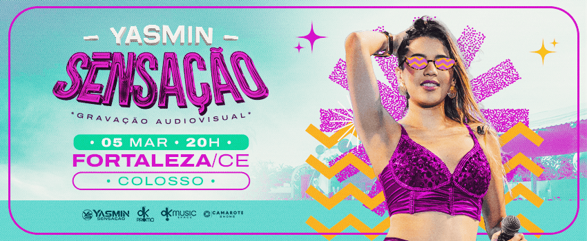 YASMIN SENSAÇÃO - GRAVAÇÃO AUDIOVISUAL