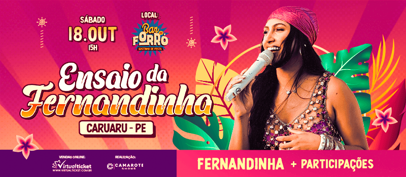 ENSAIO DA FERNANDINHA - CARUARU